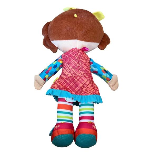 PLAYSKOOL Dressy Kids Girl Activity Plush Stuffed Doll Toy Learn To Dress Hasbro - Picture 4 of 6
